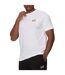 Mens Cotton Slim T-shirt White Black Emporio Armani EA7-1