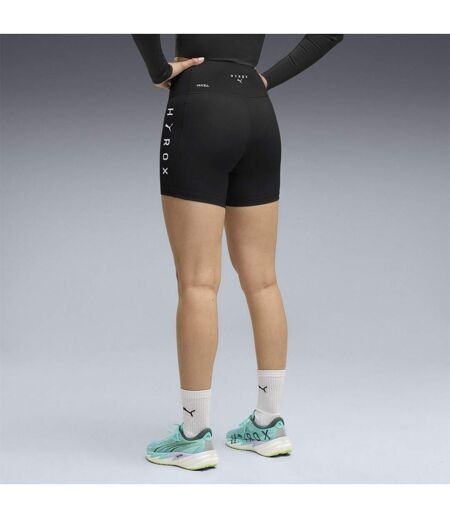 Womens/ladies Hyrox Compression Shorts Black Puma