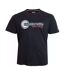 Mens originals target big & tall t-shirt black Lambretta-1