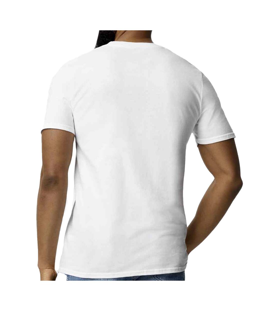 T-shirt softstyle homme blanc Gildan