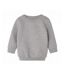 Sweat essential bébé gris chiné chiné Babybugz-1