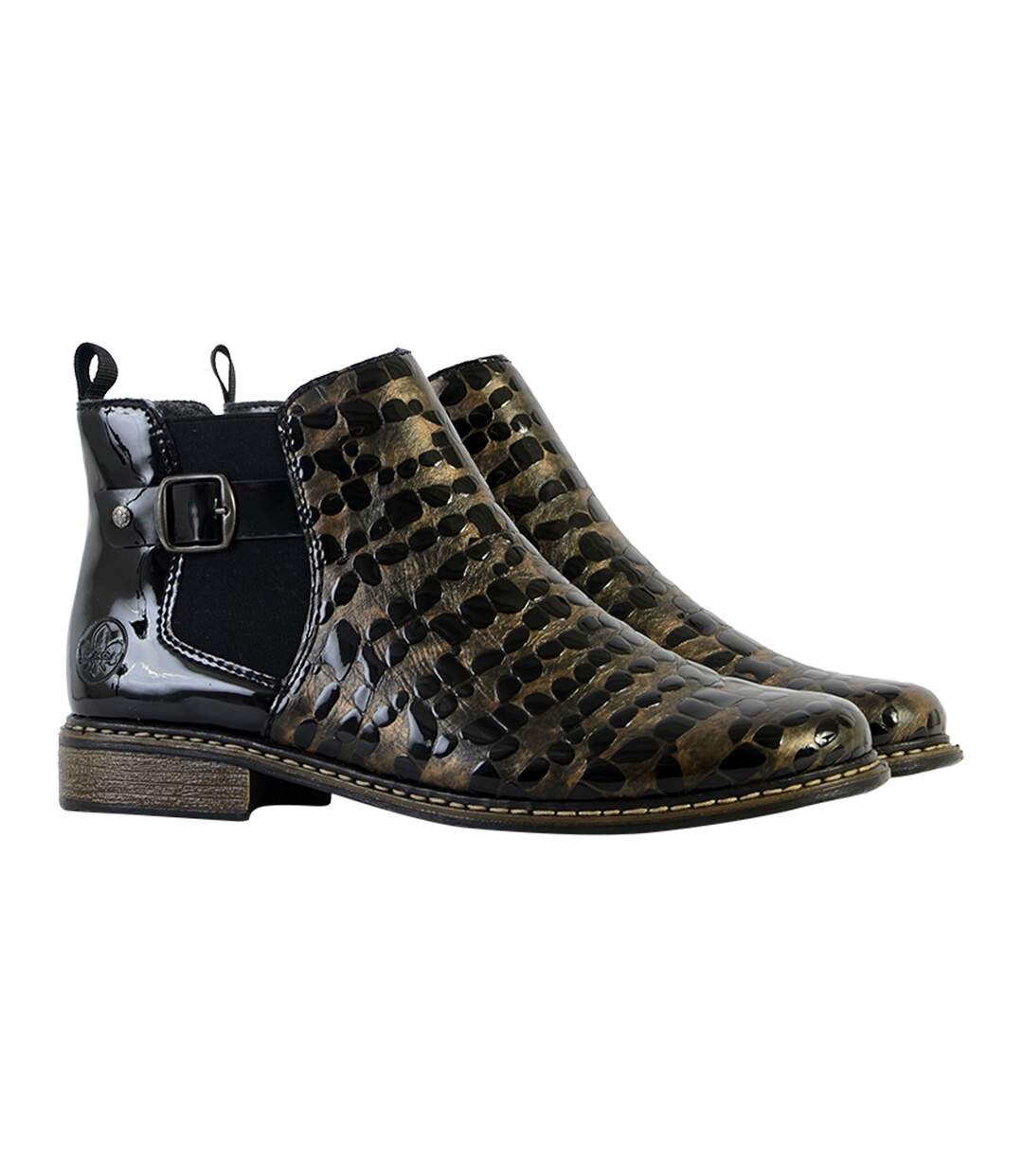 Bottine Cuir Rieker Cristallino-3