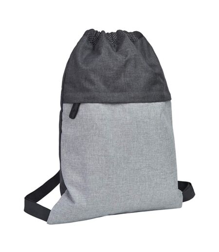 Sac À Cordon Gothenburg 43 Cm X 33 Cm Gris Foncé Gris Clair Chiné Bags2Go