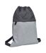 Sac À Cordon Gothenburg 43 Cm X 33 Cm Gris Foncé Gris Clair Chiné Bags2Go-3
