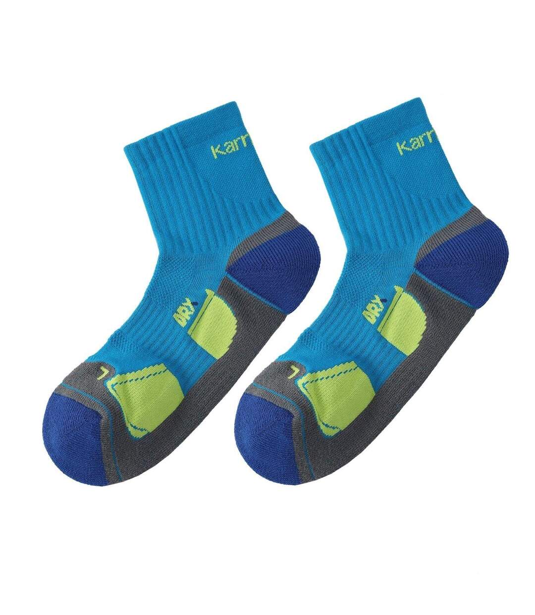 Lot De 2  Chaussettes Course À Pied Dri Skin Homme Bleu Karrimor-2