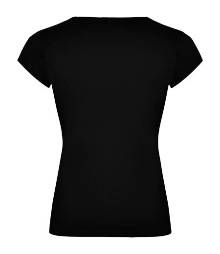 Womens/ladies Belice T-shirt Black Roly