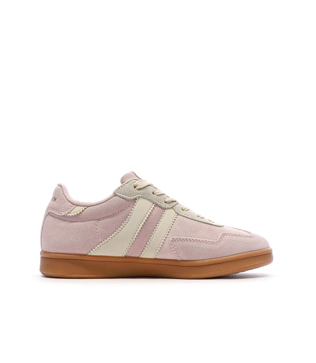 Baskets rose/ecru femme teddy smith 120519-2