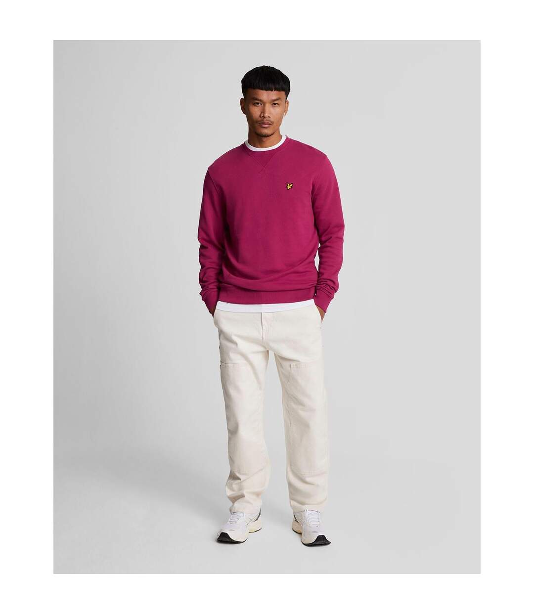 Sweat Homme Bordeaux Lyle & Scott-2
