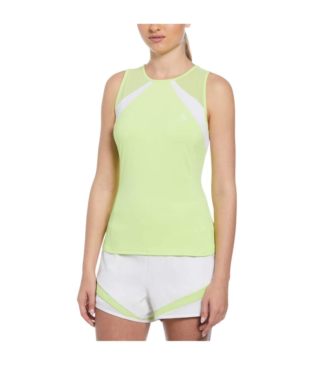 Débardeur Motif/style Blocs De Couleurs Femme Vert Pâle Original Penguin-3