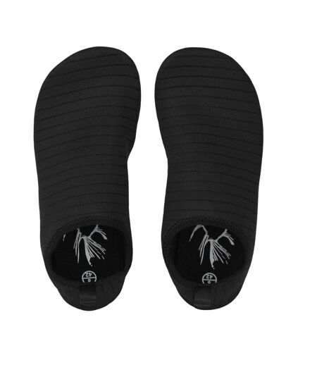 Mens Striped Slip-on Water Shoes Black Hot Tuna