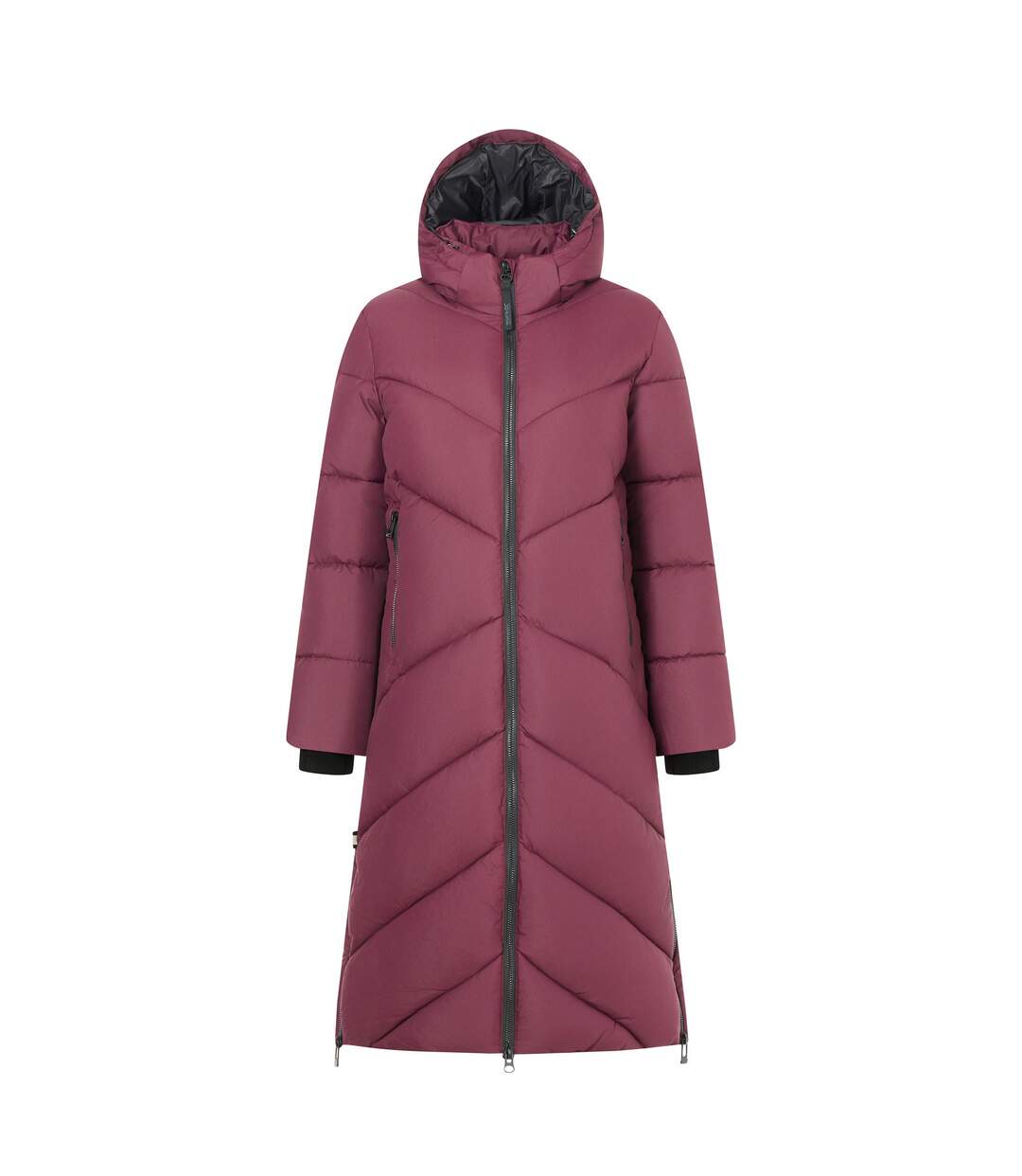 Womens/ladies Merida Long Length Padded Jacket Fig Regatta-2