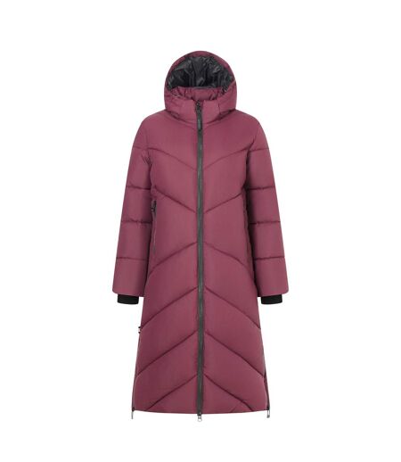 Womens/ladies Merida Long Length Padded Jacket Fig Regatta