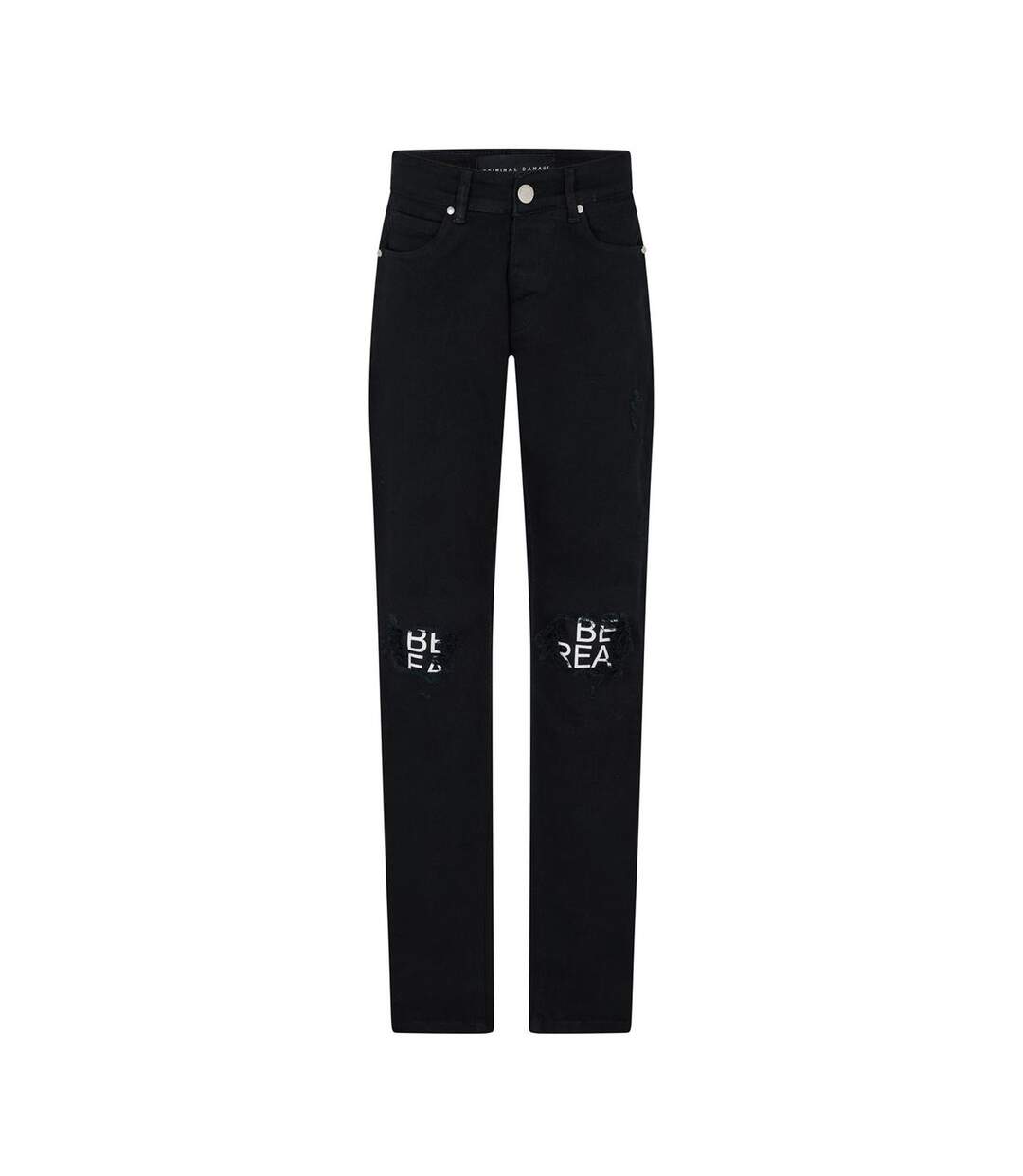 Mens Jeans Black Criminal Damage-1