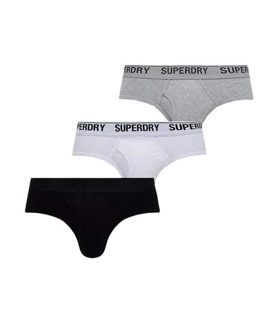 x3 Slips Noir/Gris/Blanc Homme Superdry M3110344A - M