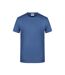 T-shirt Basic Homme Denim Clair Chiné James And Nicholson-1