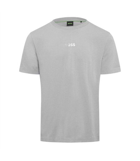 Polo Manches Courtes Motif/style Imprimé Au Dos Join Homme Gris Boss