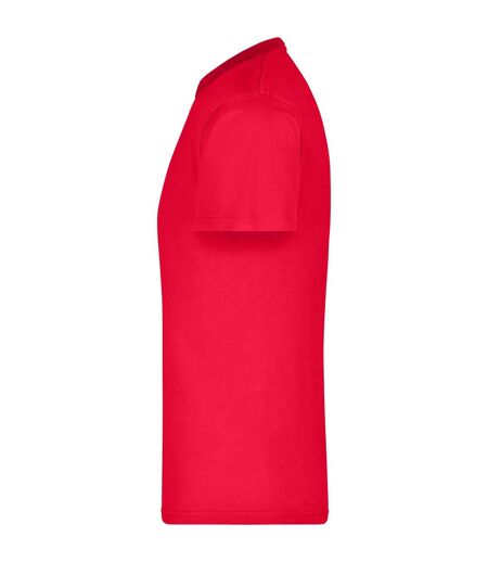 T-shirt Adulte Rouge James And Nicholson