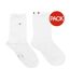 Chaussettes Motif/style Uni Femme Blanc Tommy Hilfiger-1