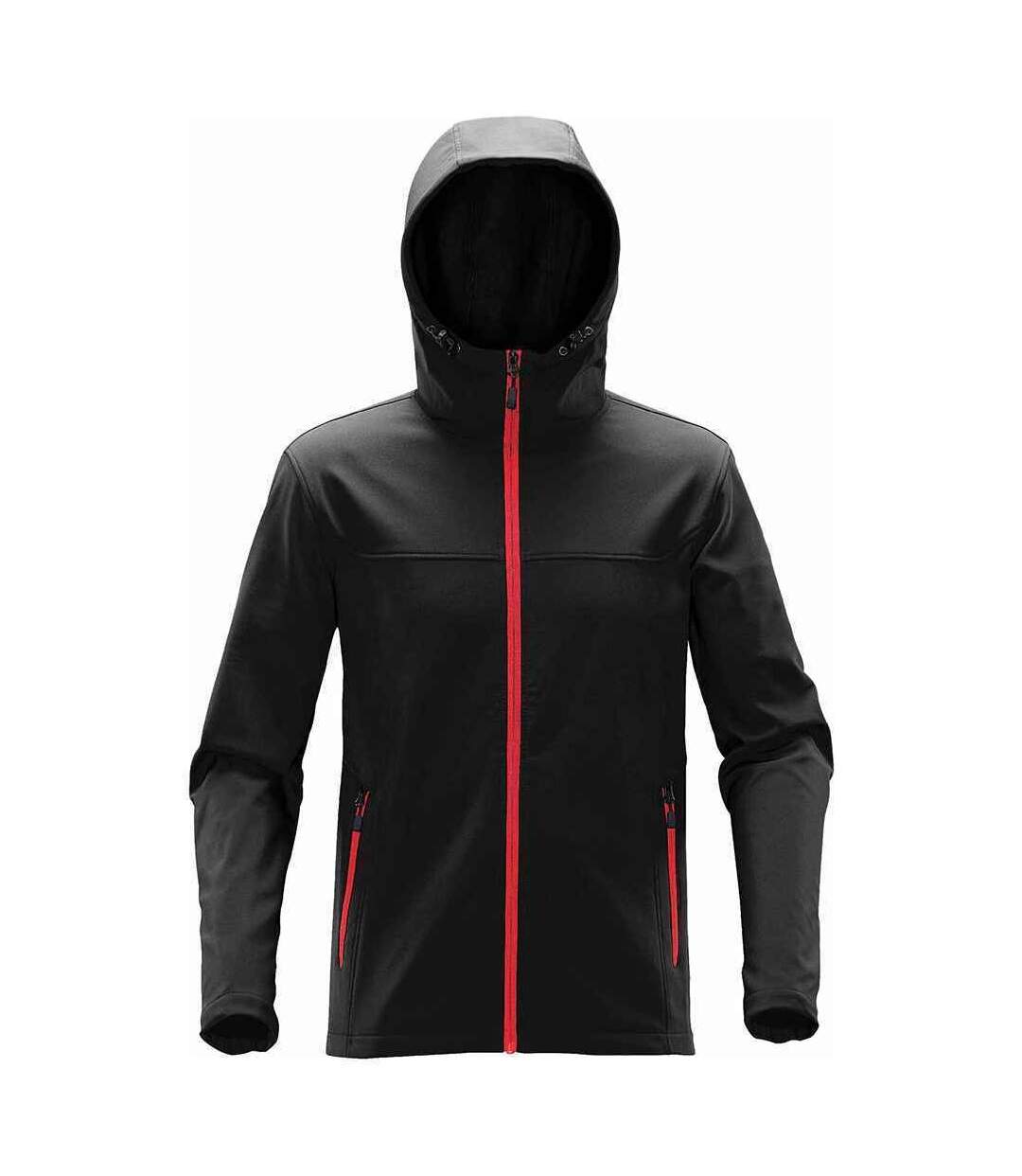 Veste Softshell Orbiter Homme Noir Rouge Vif Stormtech-1