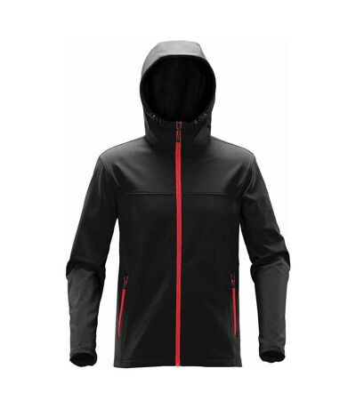 Veste Softshell Orbiter Homme Noir Rouge Vif Stormtech