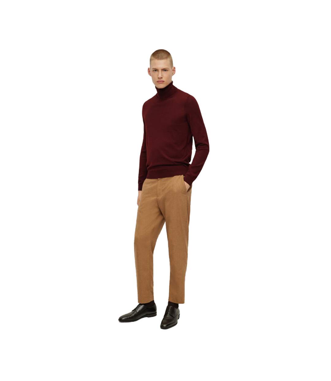Pull Musso-p Homme Rouge Boss-4