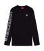 Mens Walsh Regular T-shirt Black Fenchurch-1