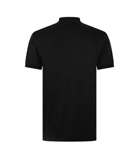 Mens Pl Unity Pariq Quarter Zip Regular Polo Shirt Black Boss