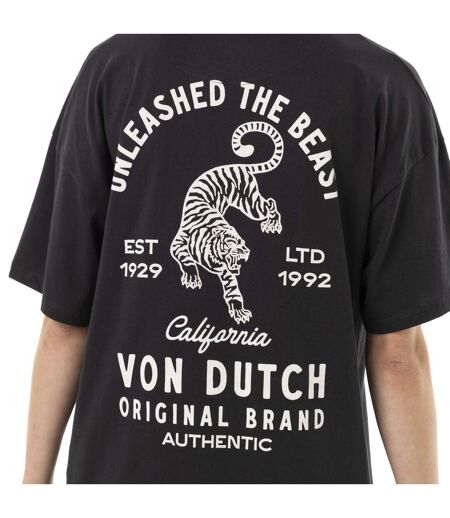 T-shirt femme uni col rond print Unleashed The Beast Vondutch