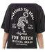 T-shirt femme uni col rond print Unleashed The Beast Vondutch-4