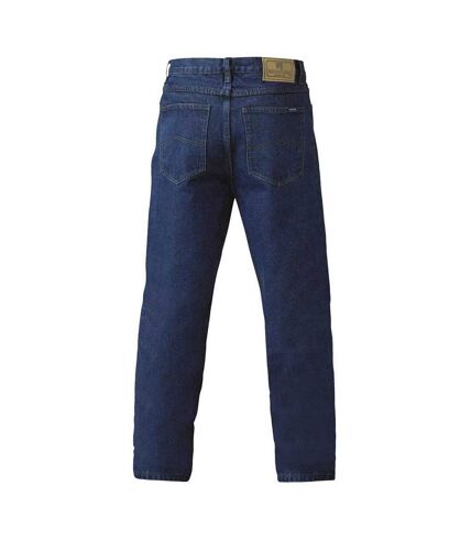 Duke Mens Rockford Comfort Fit Jeans (Indigo)