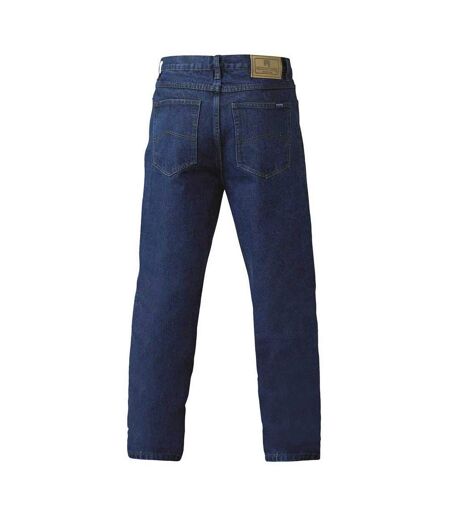 Duke Mens Rockford Comfort Fit Jeans (Indigo)