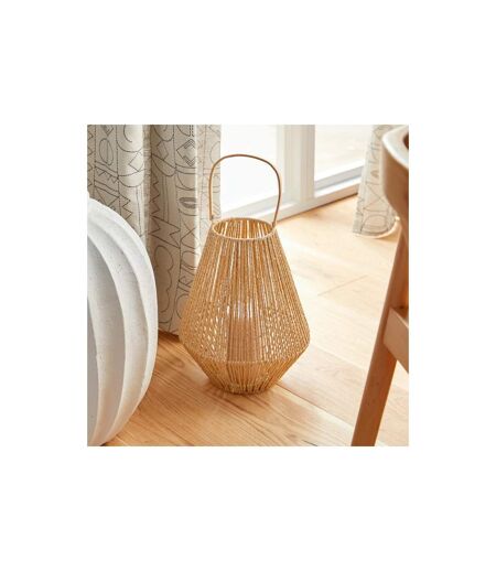 Lanterne Avec Poignée Ross 31cm Naturel