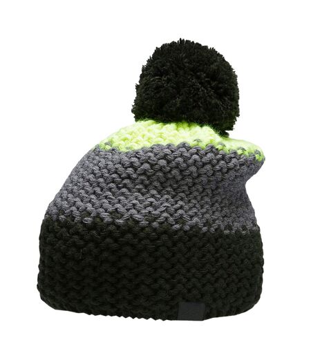 Bonnet Motif/style Logo Hjz22 Noir Gris 4F