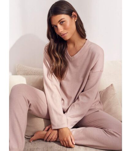 Pyjama tenue d'intérieur pantalon top manches longues Knitting Selmark
