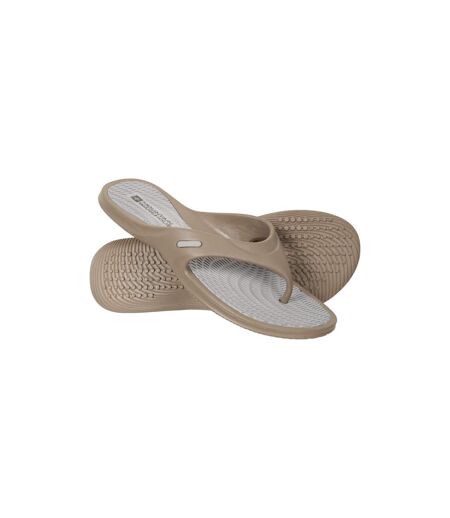 Womens/ladies street flip flops beige Mountain Warehouse