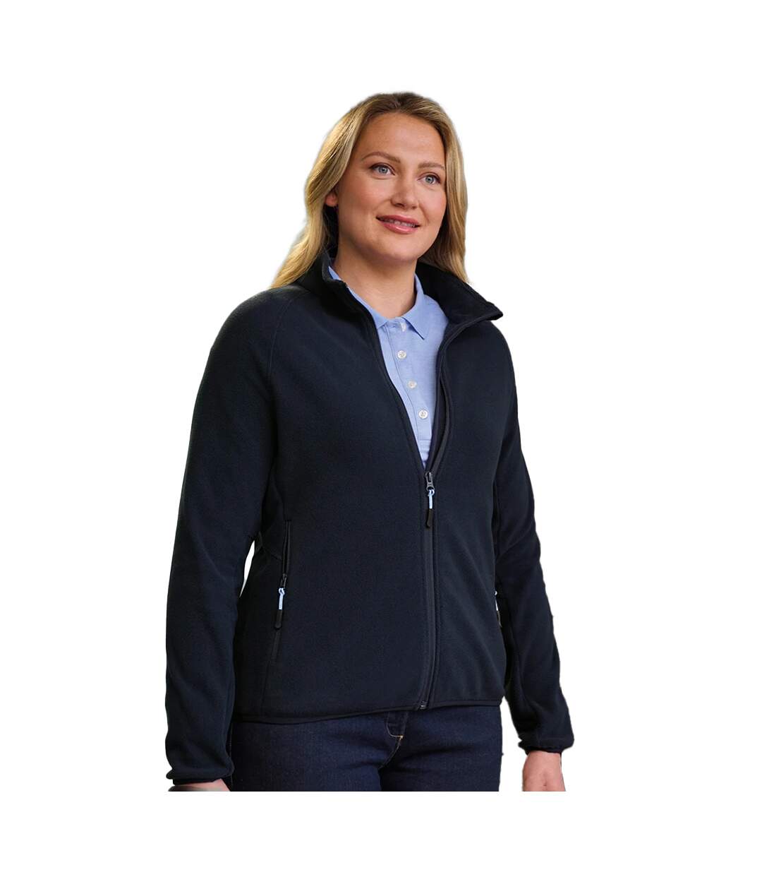 Veste Polaire Clare Core Femme Bleu Marine Brook Taverner-3