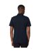 Mens puppytooth panelled polo shirt navy Burton