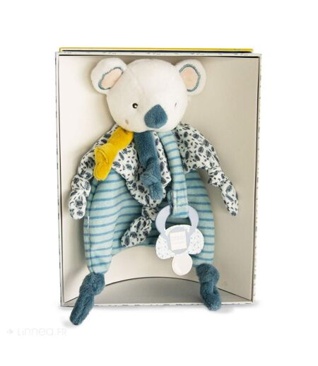 Doudou attache-sucette koala collection YOCA LE KOALA