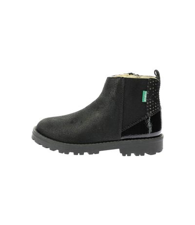 Bottines Cuir Enfant Kickers Groofit