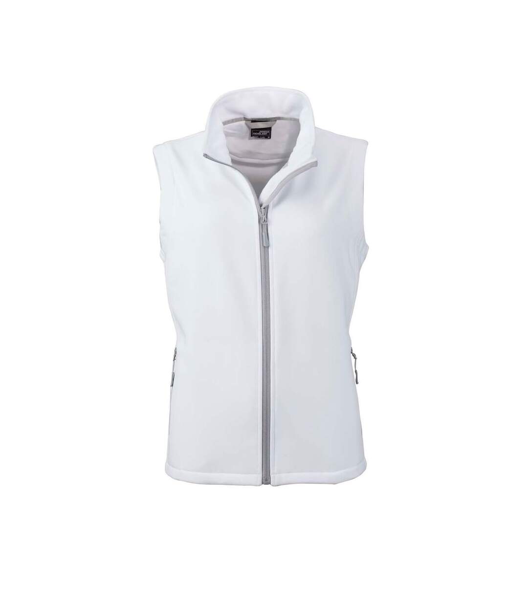 Gilet sans manches micropolaire softshell - JN1127 - blanc - Femme