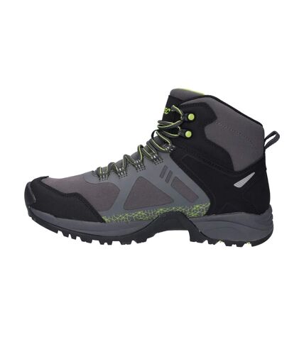 Hi-Tec Mens Psych V-Lite Walking Boots (Dark Grey/Lime) - UTFS10959