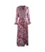 Womens/ladies Rosetto Gardenia Silk Robe Multicoloured Inoa-1