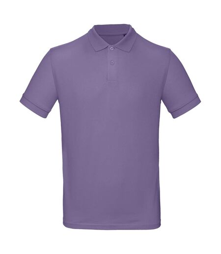 Collection mens inspire polo shirt millennial lilac B&C