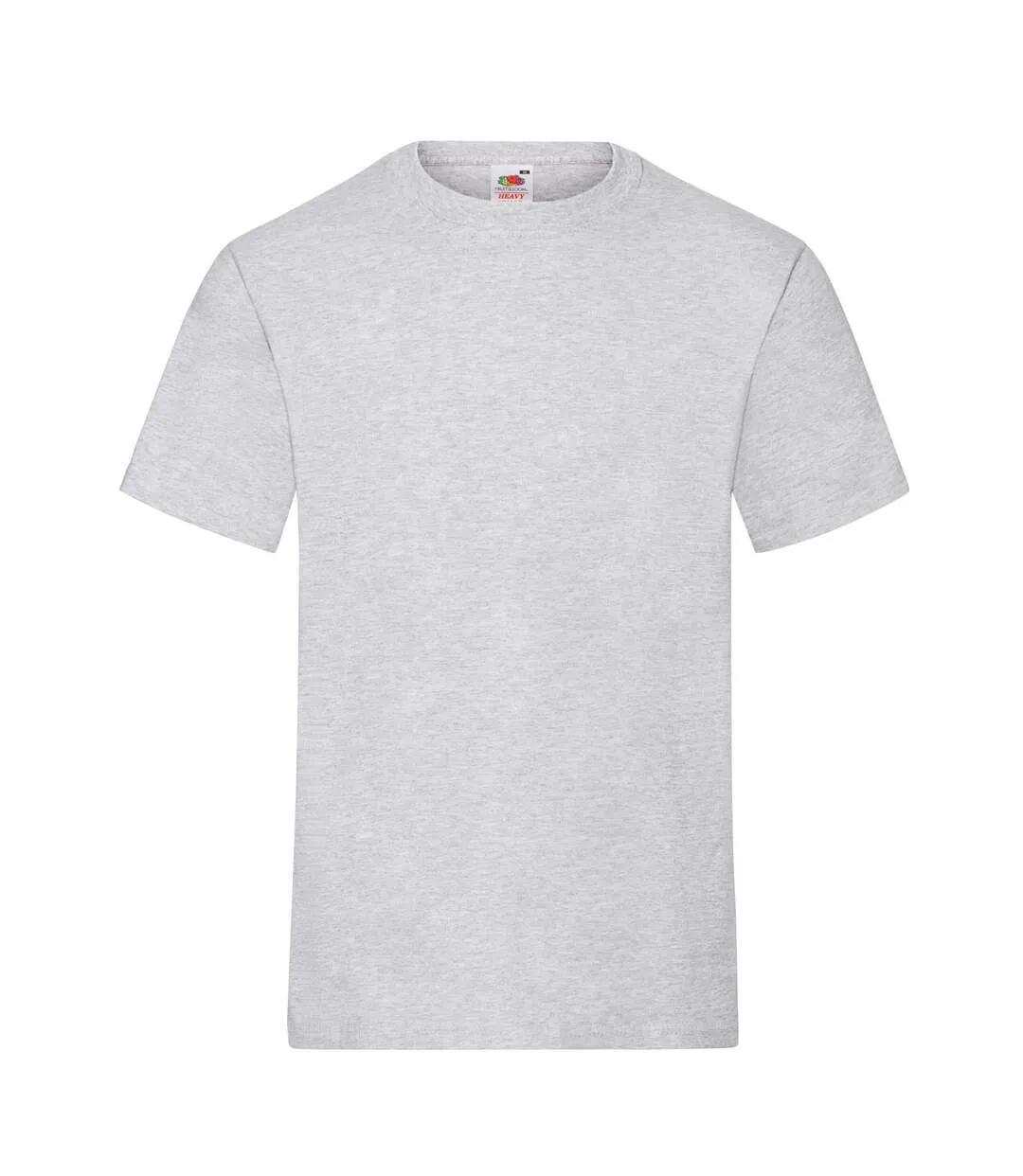 T-shirt Motif/style Chiné Homme Gris Chiné Fruit Of The Loom-1
