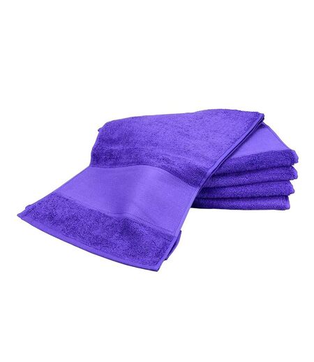 A&R Towels Print-Me Big Towel (Purple) (One Size) - UTRW6039