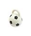 Jouet pour Chien Ballon de Foot 20cm Blanc & Noir