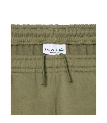 Mens Woven Joggers Khaki Green Lacoste