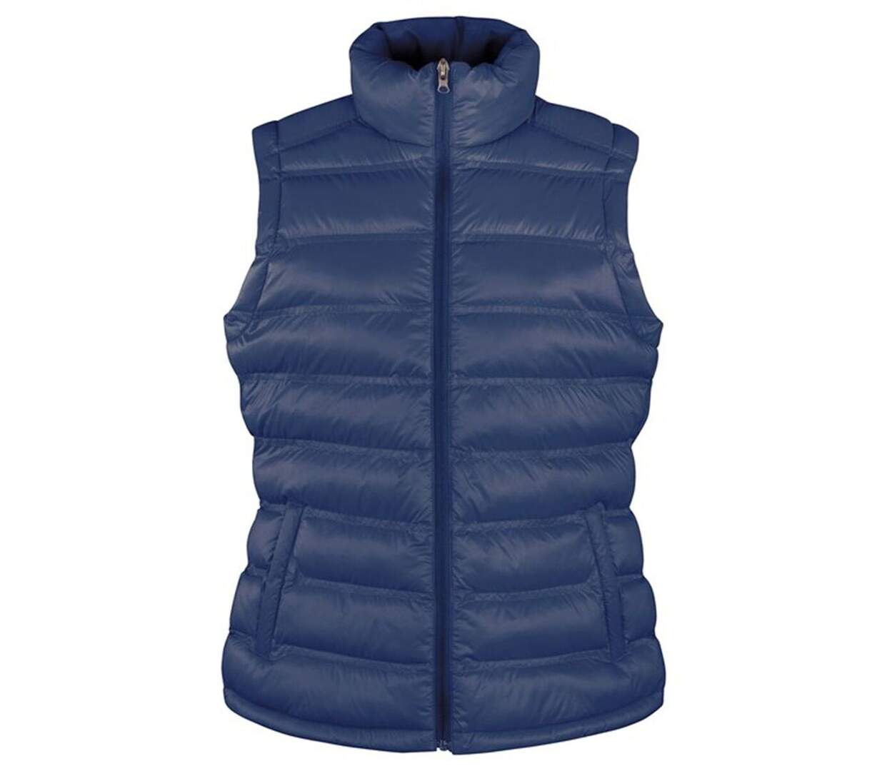 Doudoune anorak sans manches bodywarmer FEMME - R193F - bleu marine-1