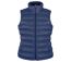 Doudoune anorak sans manches bodywarmer FEMME - R193F - bleu marine-1