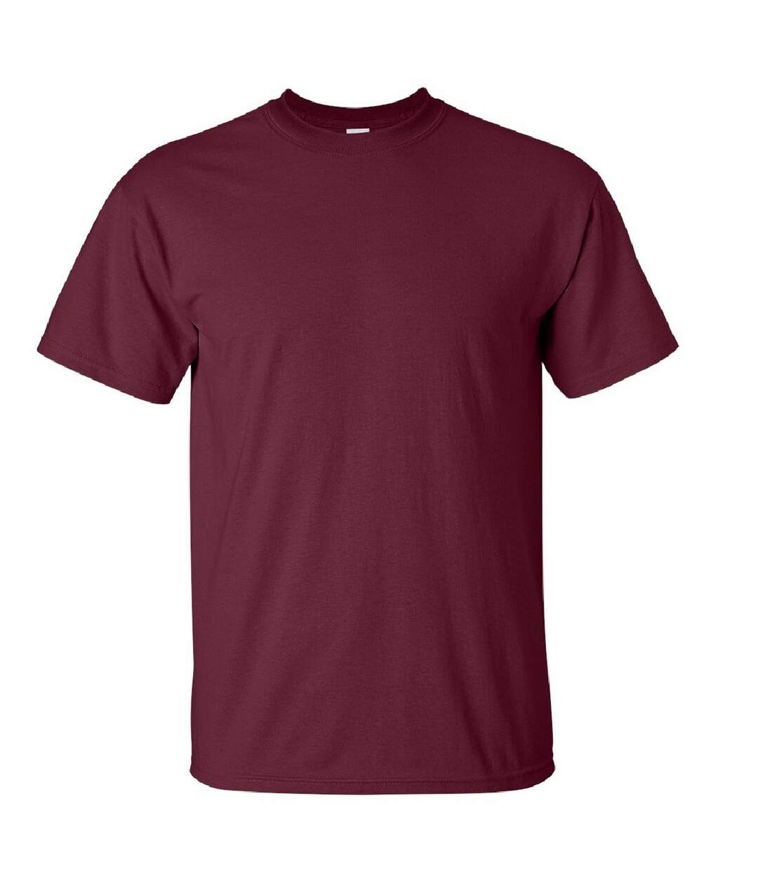 Gildan Mens Ultra Cotton Short Sleeve T-Shirt (Maroon)